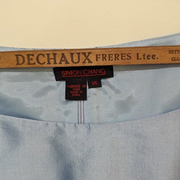 Simon Chang  - 100% silk top sz 14 - Picture 3 of 9
